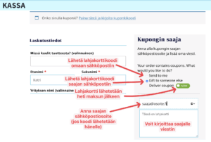Lahjakortti oma summa - Kuva 2