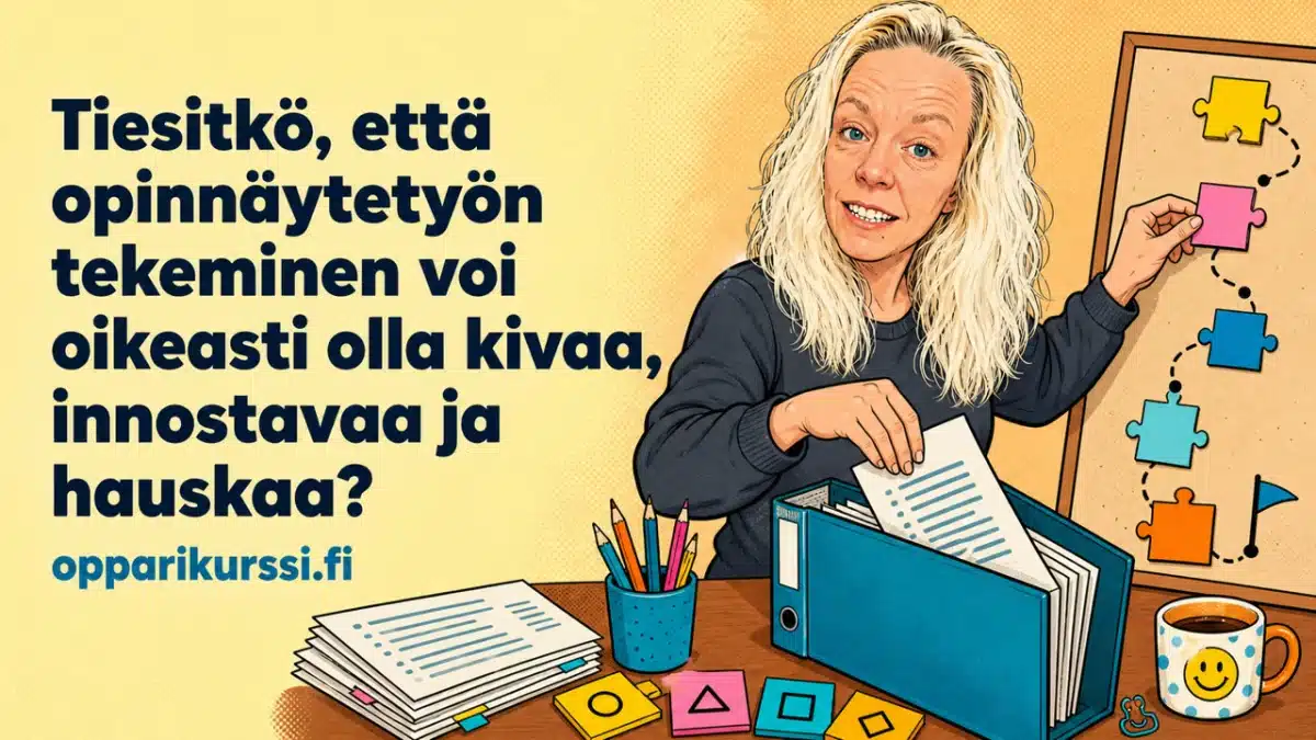 Voiko opinnäytetyön tekeminen olla kivaa ja innostavaa?