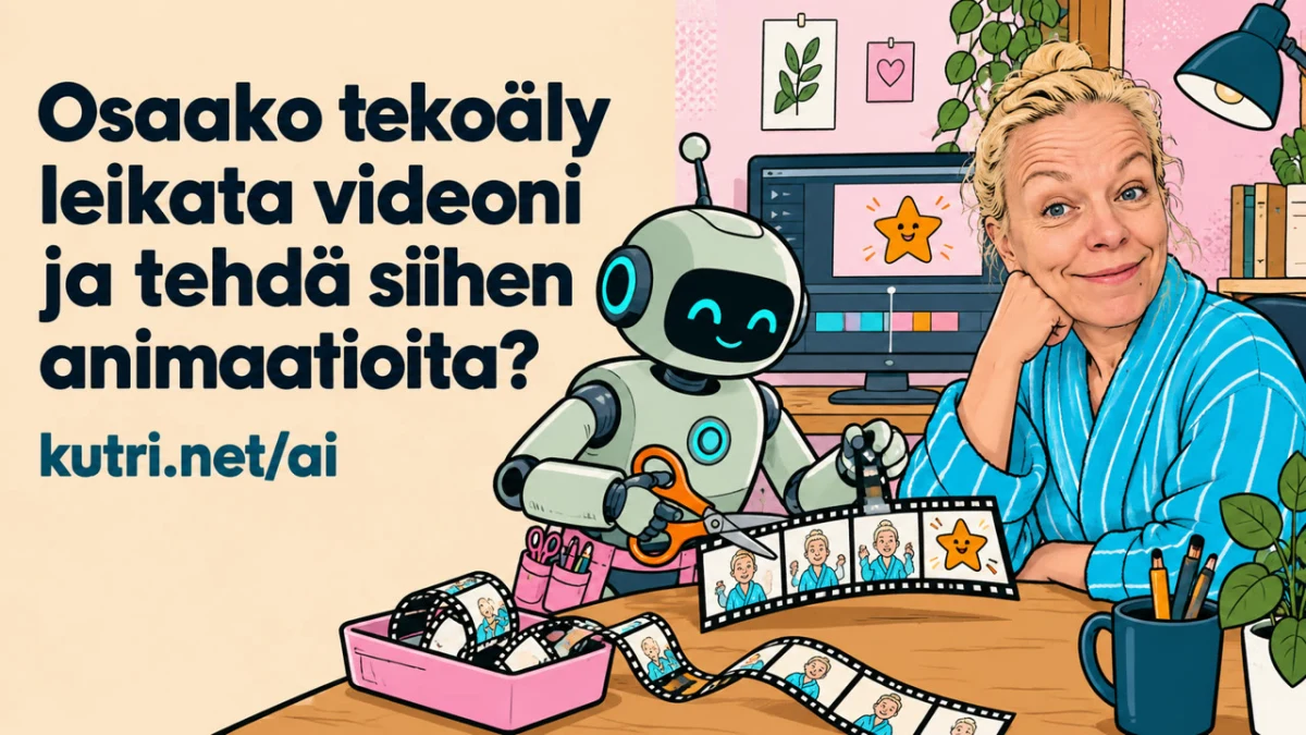 Tekoälyagentti editoi ja julkaisi somevideon – ja kirjoitti tämän blogin